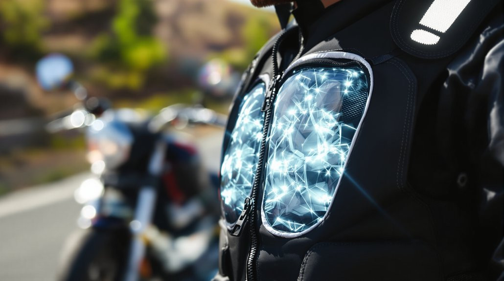 gilet de sécurité avec airbag pour moto