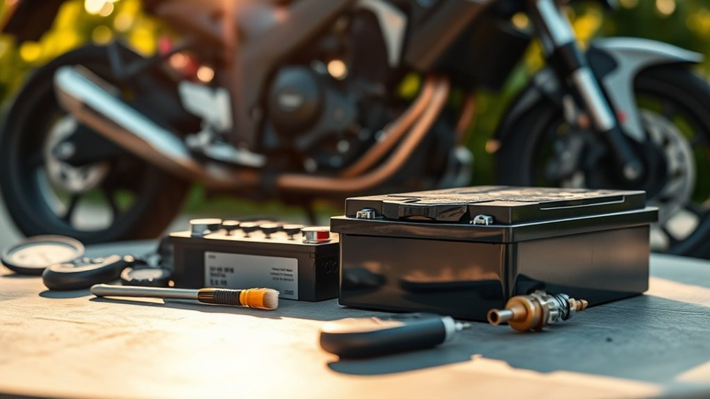 différences de technologie des batteries de moto