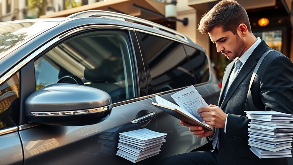 documentation de conformité des dépenses de véhicule