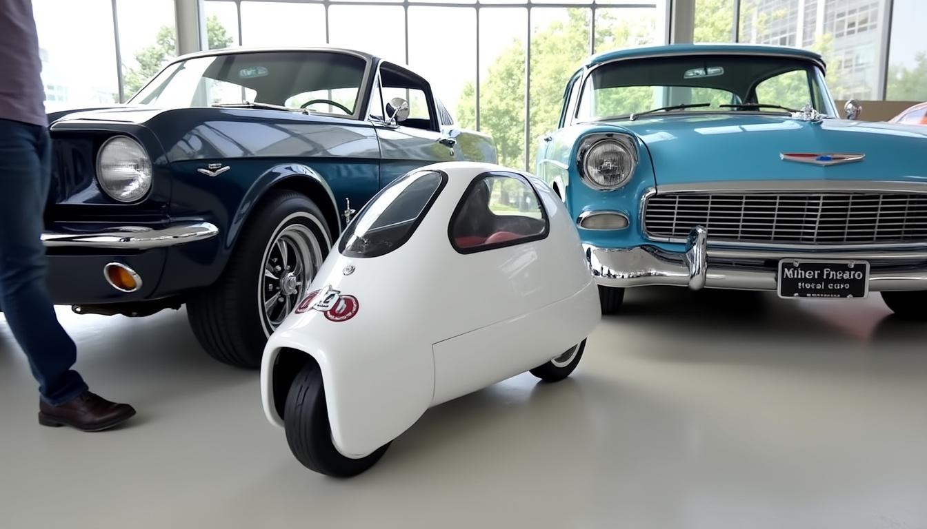 explorez le peel p50 auto, reconnu comme le plus petit véhicule au monde, et découvrez ses caractéristiques uniques et son histoire fascinante.