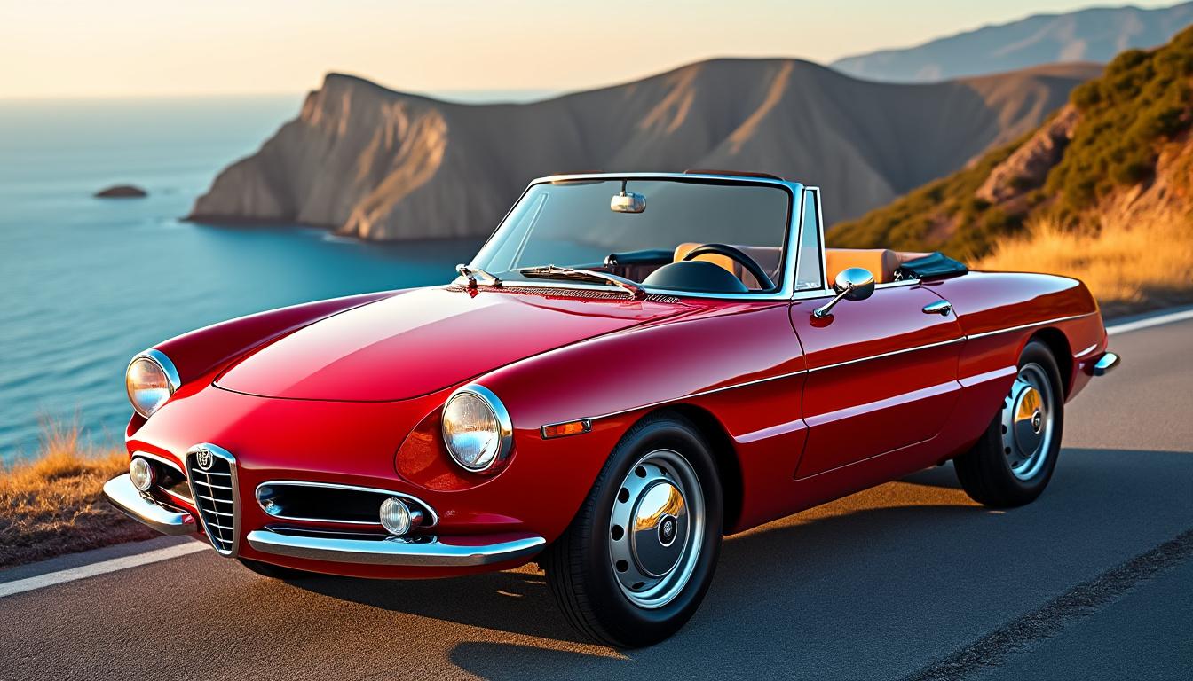 découvrez le charme intemporel du cabriolet alfa romeo spider, symbole d'élégance et de performance pour des balades inoubliables à ciel ouvert.