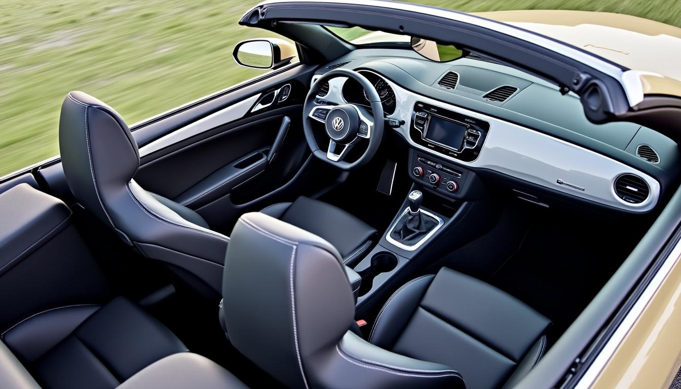 découvrez tout sur la new beetle cabriolet : ses lignes élégantes, ses performances dynamiques et son confort exceptionnel pour une conduite plaisir en toute saison.