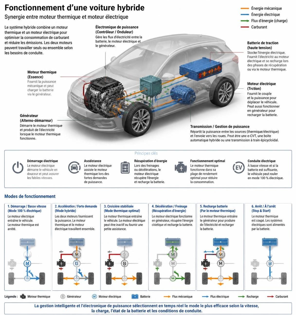 découvrez le fonctionnement d'une voiture hybride et ses nombreux avantages, alliant économie de carburant, réduction des émissions et performance optimale.