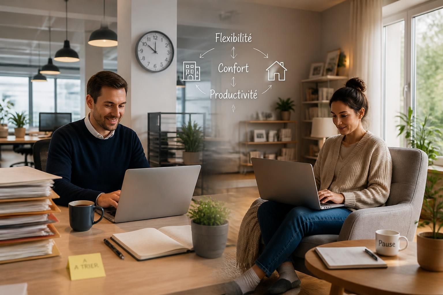 découvrez tout ce qu'il faut savoir sur le travail hybride, ses avantages, ses défis, et comment optimiser cette nouvelle façon de travailler pour plus de productivité et de flexibilité.