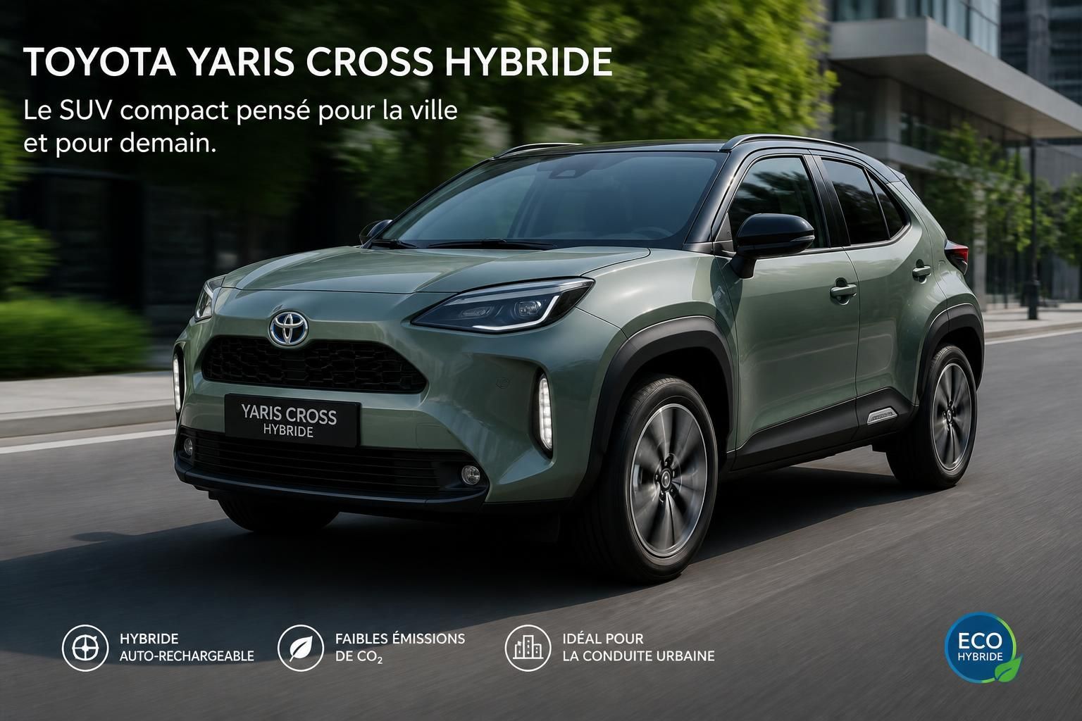 découvrez la yaris cross hybride, le nouveau suv compact écologique alliant performance, économie d'énergie et design moderne. tout savoir sur ses caractéristiques, technologies et avantages.